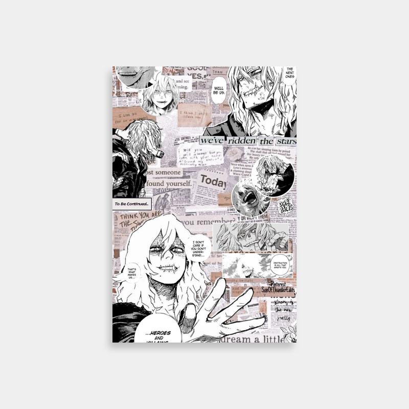 Tomura Shigaraki Multi-Face Art Print - My Hero Academia Collection