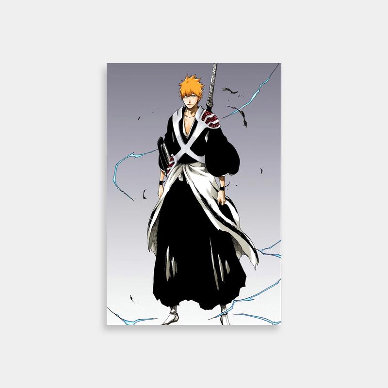 Ichigo Kurosaki Bleach Poster - Anime Manga Wall Art
