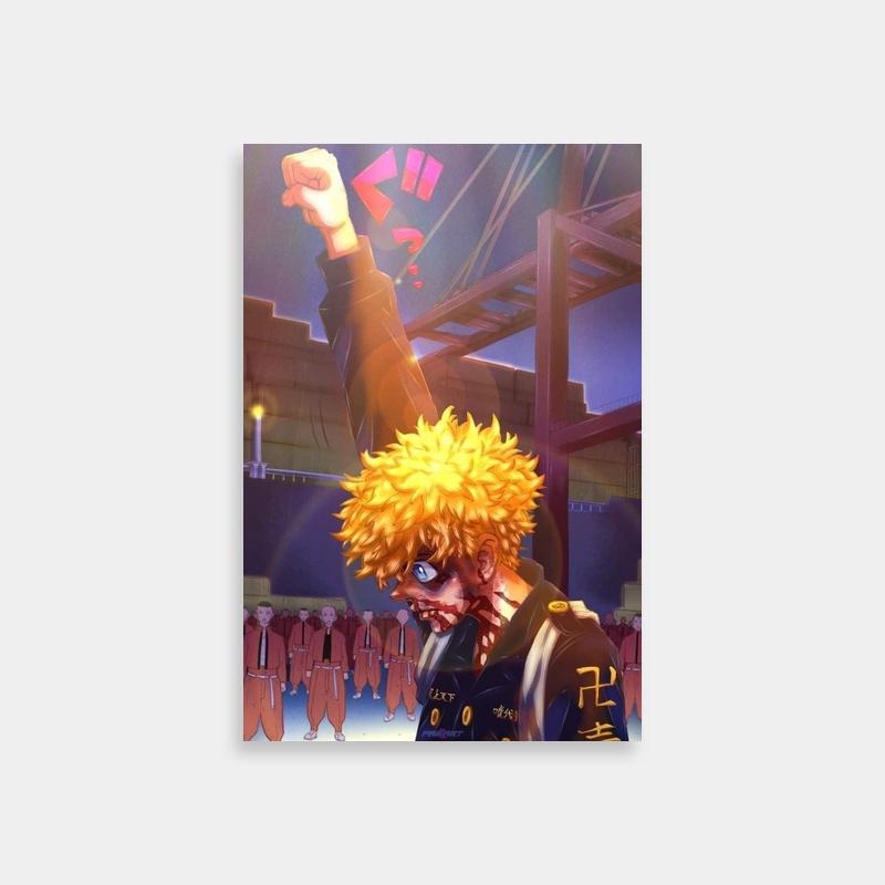 Takemichi Hanagaki Tokyo Revengers Print - Blonde Hair Anime Character