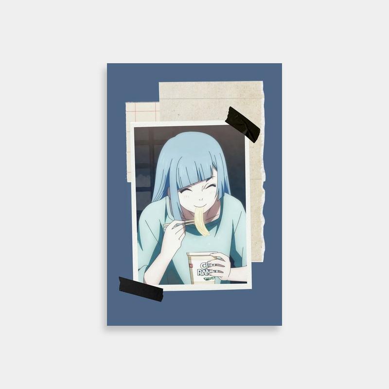 Kasumi Miwa Jujutsu Kaisen Print - Blue Hair Character