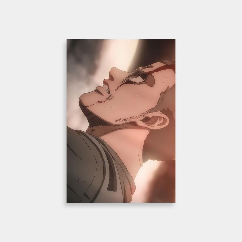 Connie Springer Attack on Titan Wall Art - Intense Anime Character Portrait