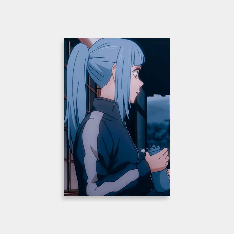 Kasumi Miwa Jujutsu Kaisen Poster - Anime Character Holding an Object