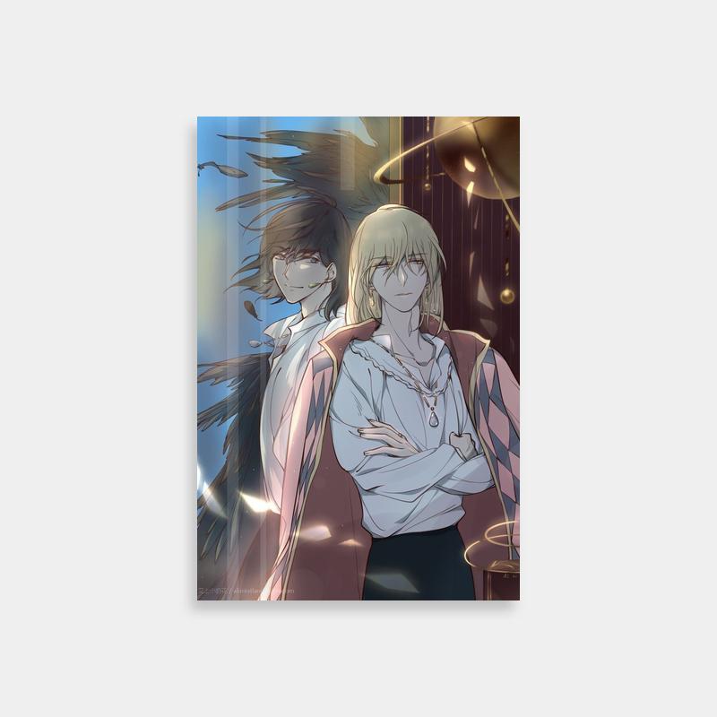 Howl Jenkins Pendragon Duo Art - Howl's Moving Castle Poster