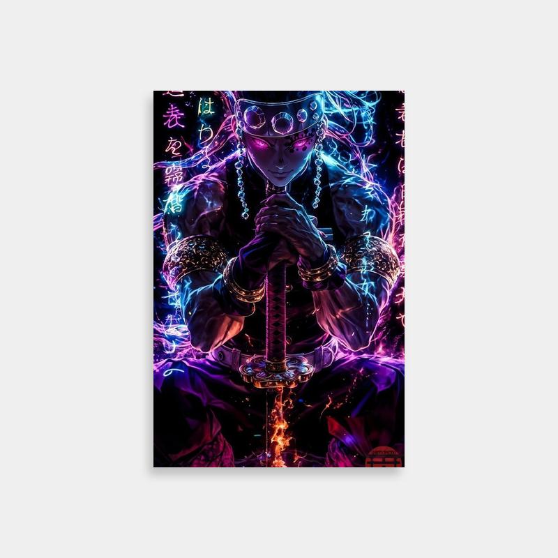 Tengen Uzui Demon Slayer Poster - Sound Hashira Tengen Art Print