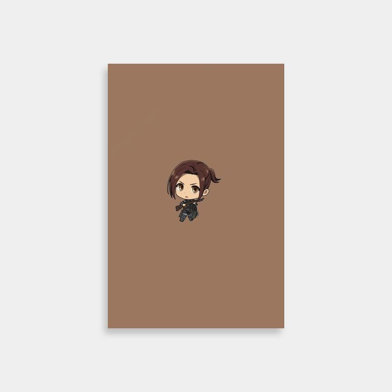 Sasha Braus Attack on Titan Wall Art - Brown-Haired Anime Character