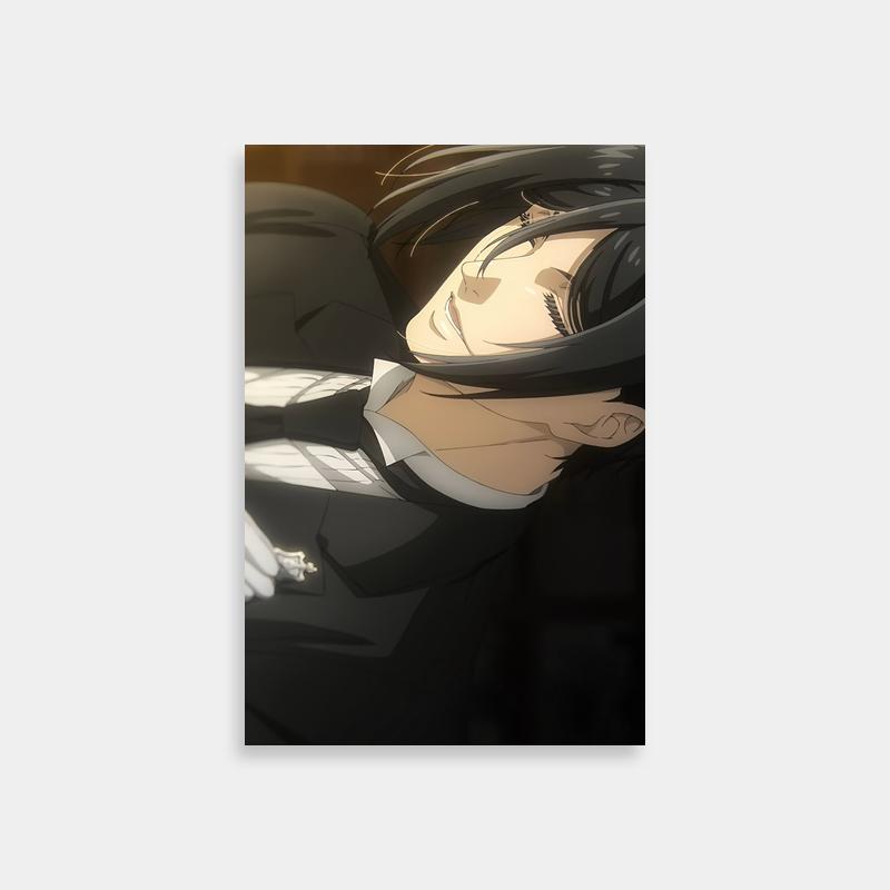 Black Butler Sebastian Michaelis Wall Art - Glasses & Black Hair