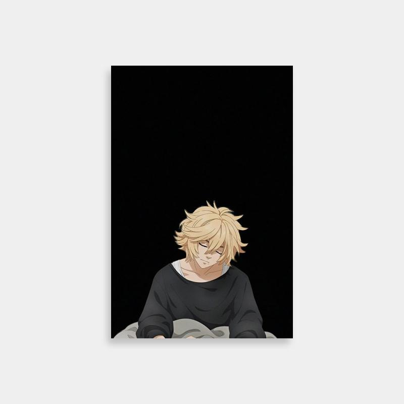 Tokyo Revengers Mikey Wall Art - Character Sitting on Bed