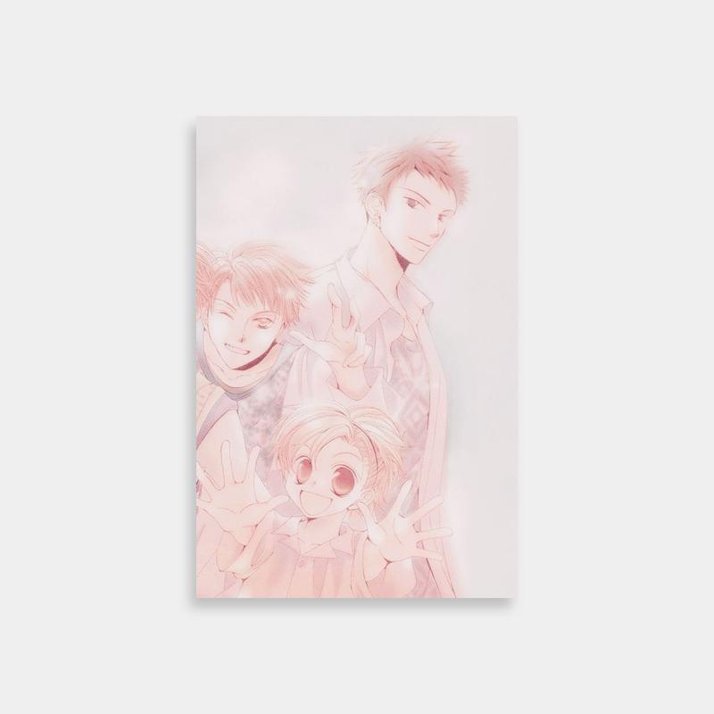 Hikaru Hitachiin Ouran Host Club Anime Poster - Pink & Blue Art