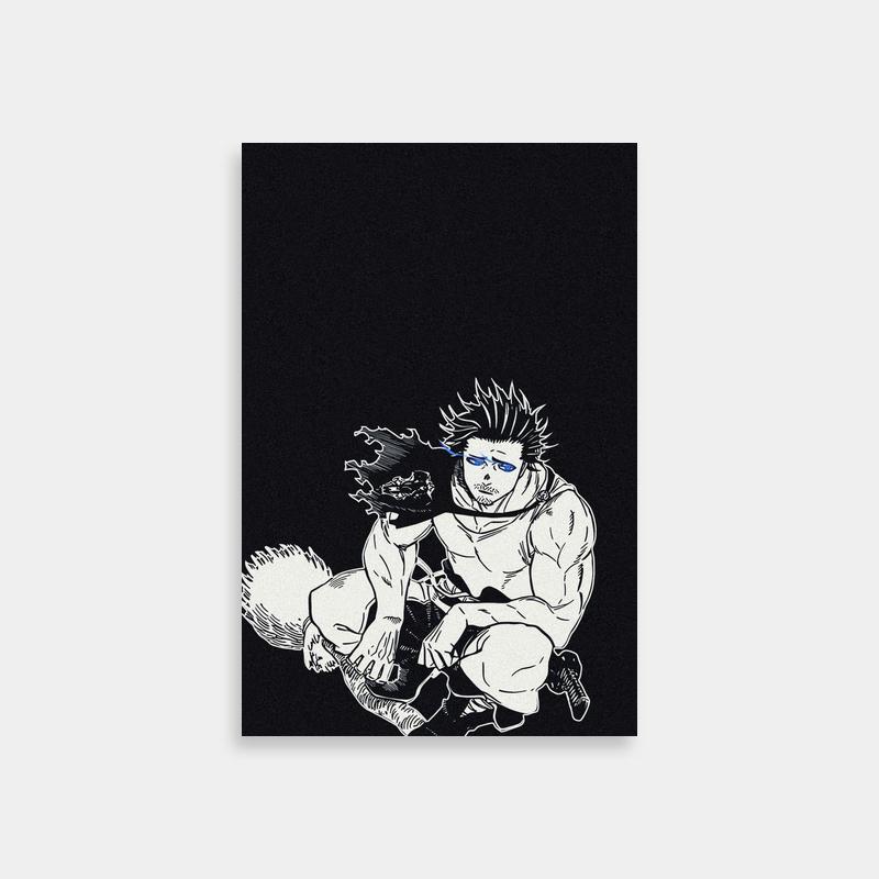 Yami Sukehiro Black Clover Dark Rider Art