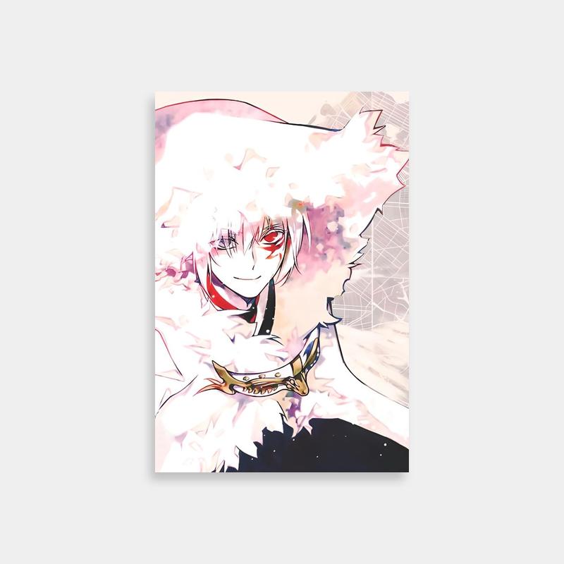 Allen Walker D.Gray-man Anime Print - White Hair & Red Eyes