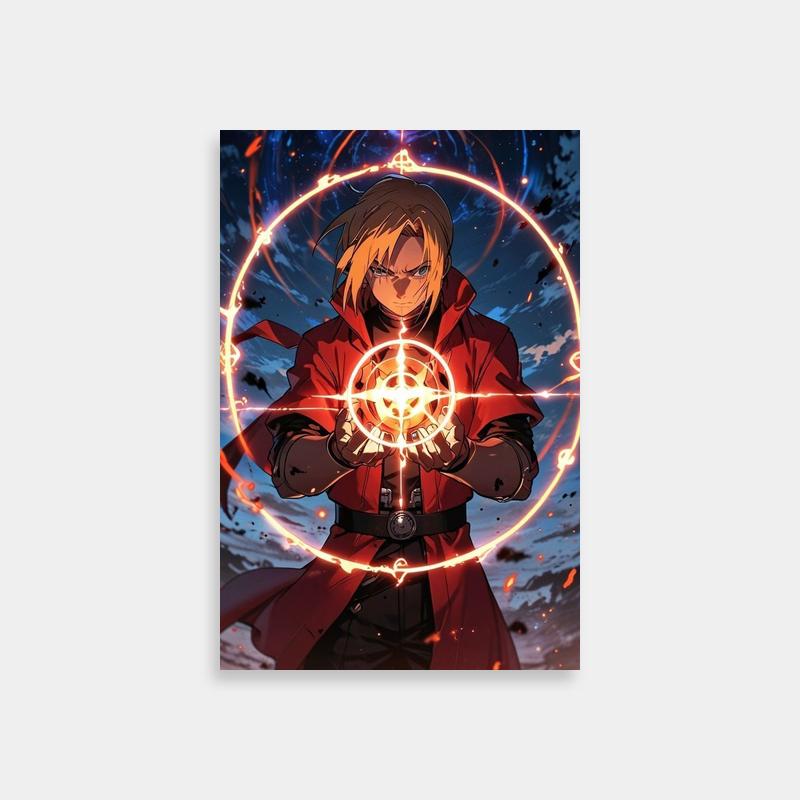 Alphonse Elric Glowing Orb Fullmetal Alchemist Anime Wall Art