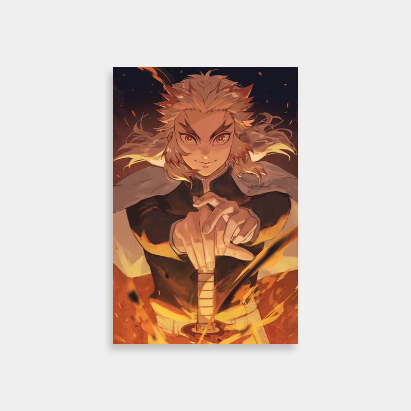 Rengoku Kyojuro Demon Slayer Poster