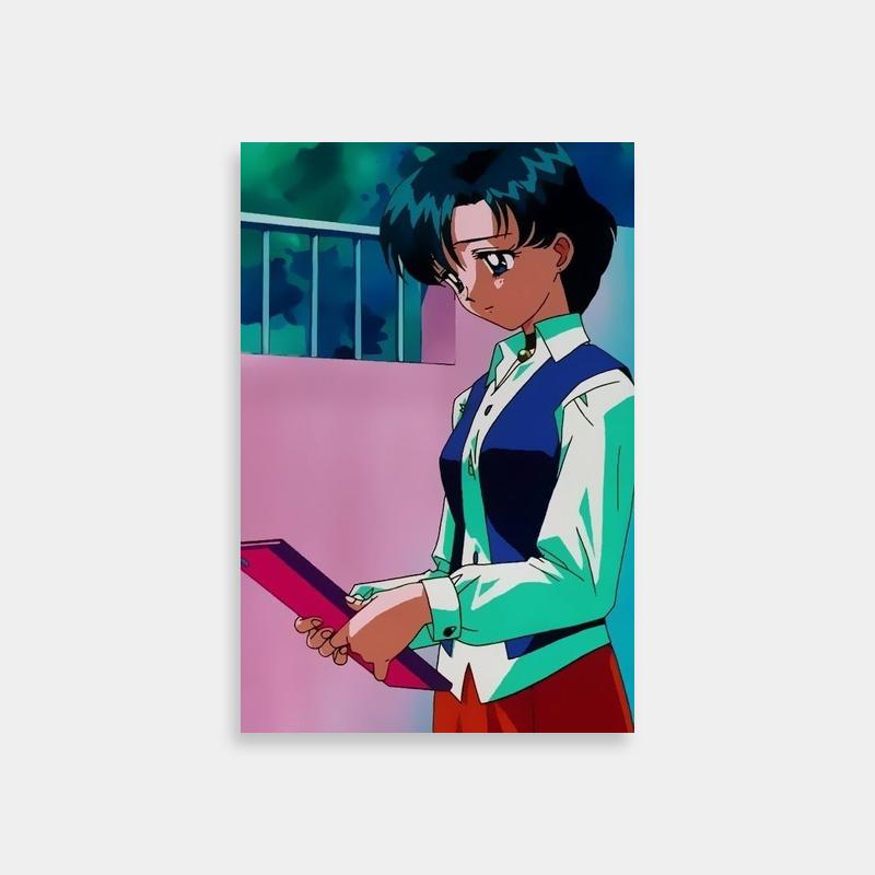 Ami Mizuno Sailor Moon Poster - Character Holding Clipboard