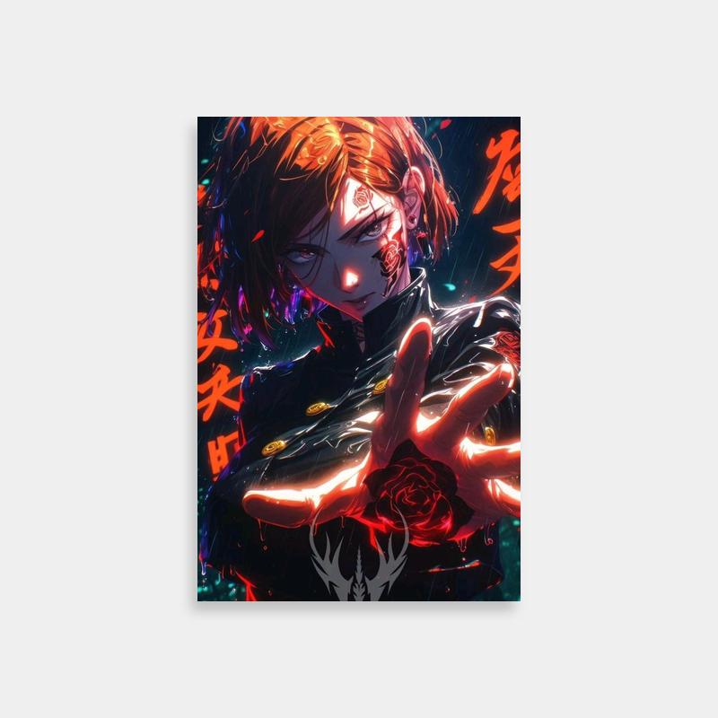 Nobara Kugisaki Jujutsu Kaisen Wall Art - Dynamic Character Pose