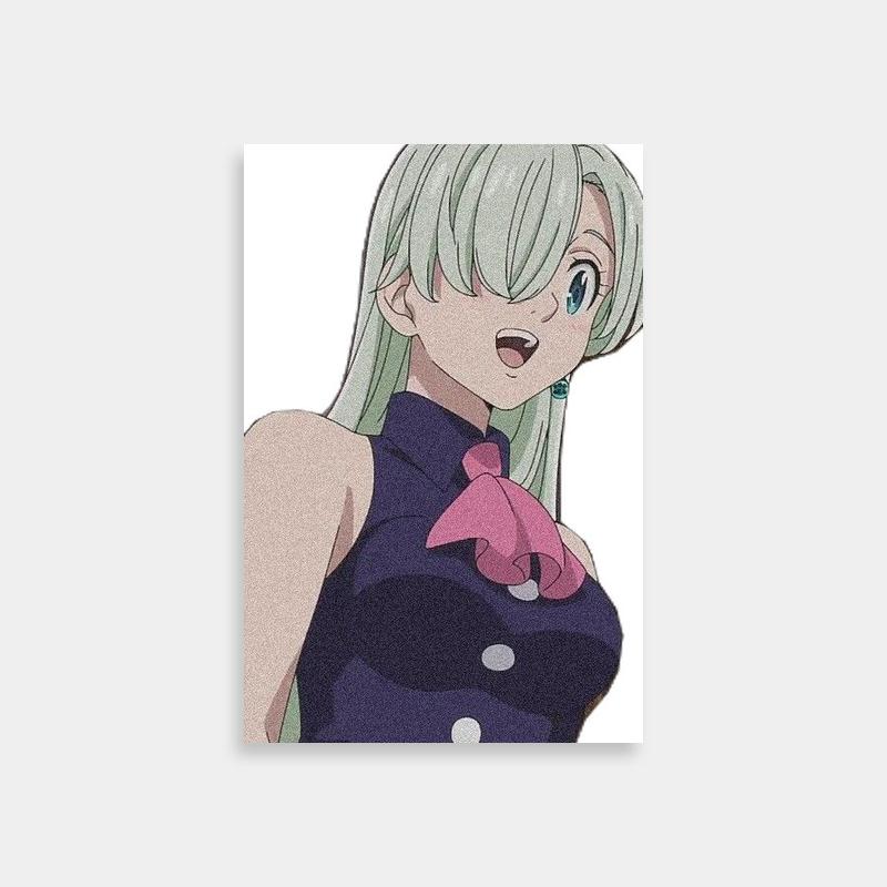 Elizabeth Liones Seven Deadly Sins Anime Poster - Blonde Hair & Blue Eyes
