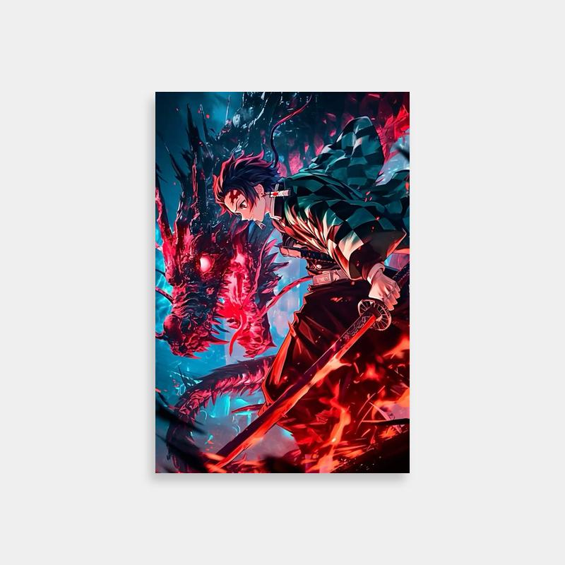Tanjiro Kamado Demon Slayer Poster - Anime Wall Art Collection