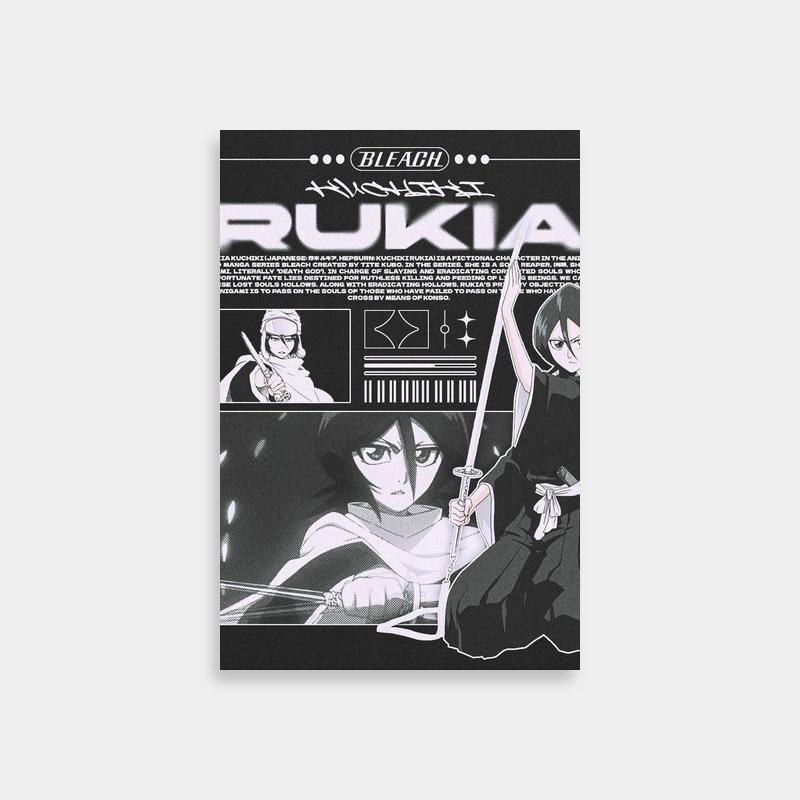 Rukia Kuchiki Bleach Movie Advertisement Poster