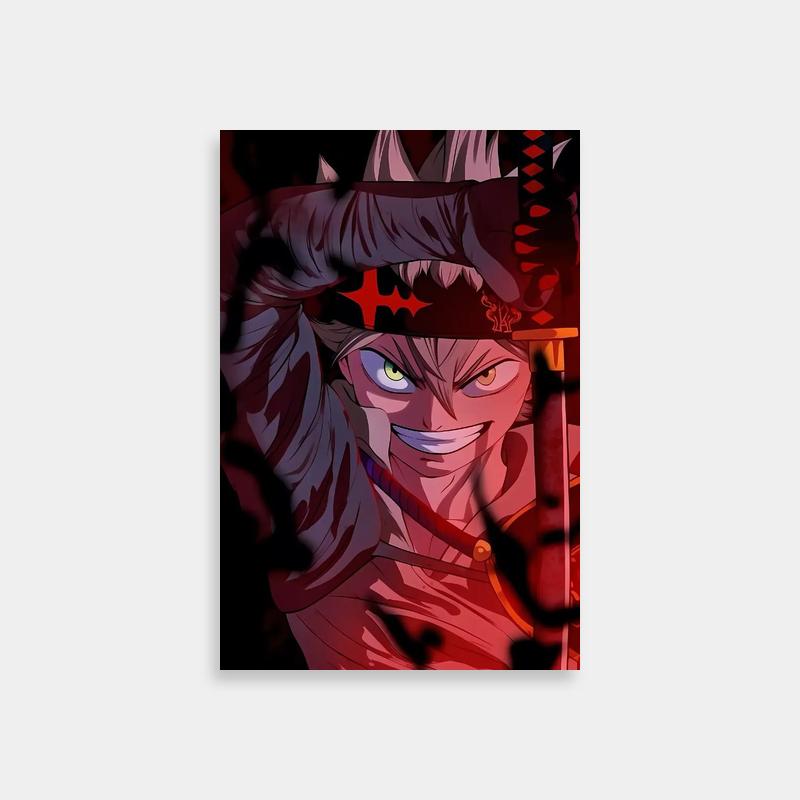 Asta Black Clover Motivational Anime Poster