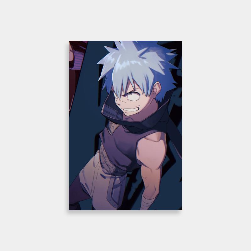 Soul Evans Soul Eater Anime Poster - White-Haired Character Art