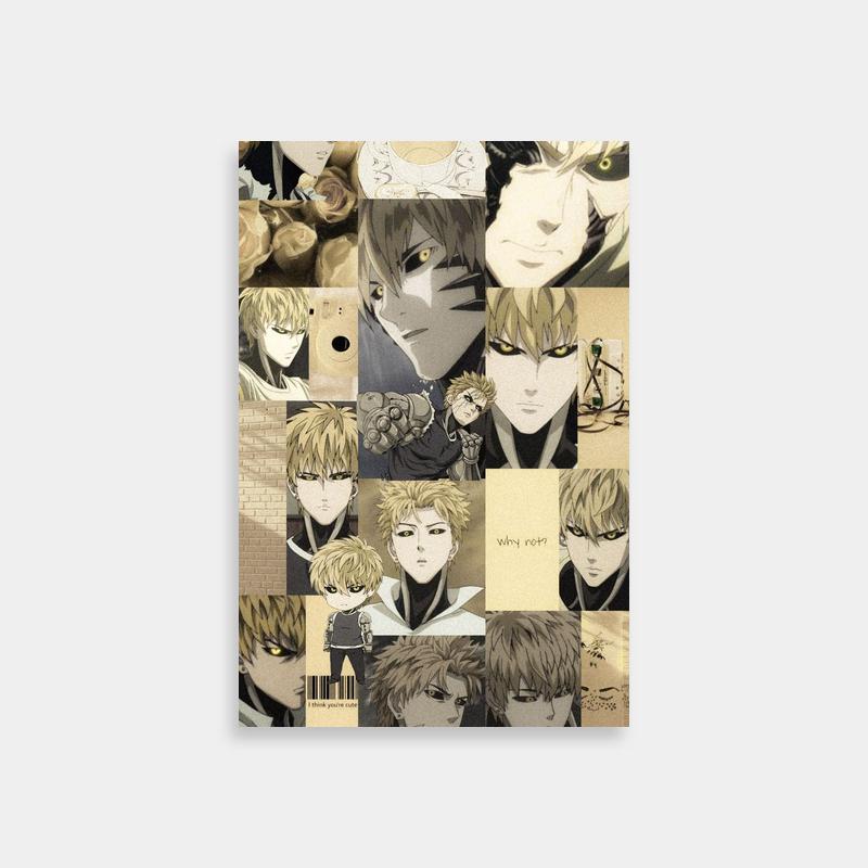 Genos One Punch Man Poster - Blonde Anime Character Collection