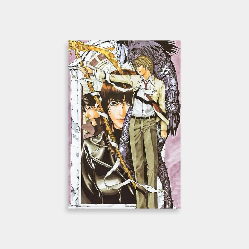Light Yagami Death Note Poster - Two Anime Characters Standing Together