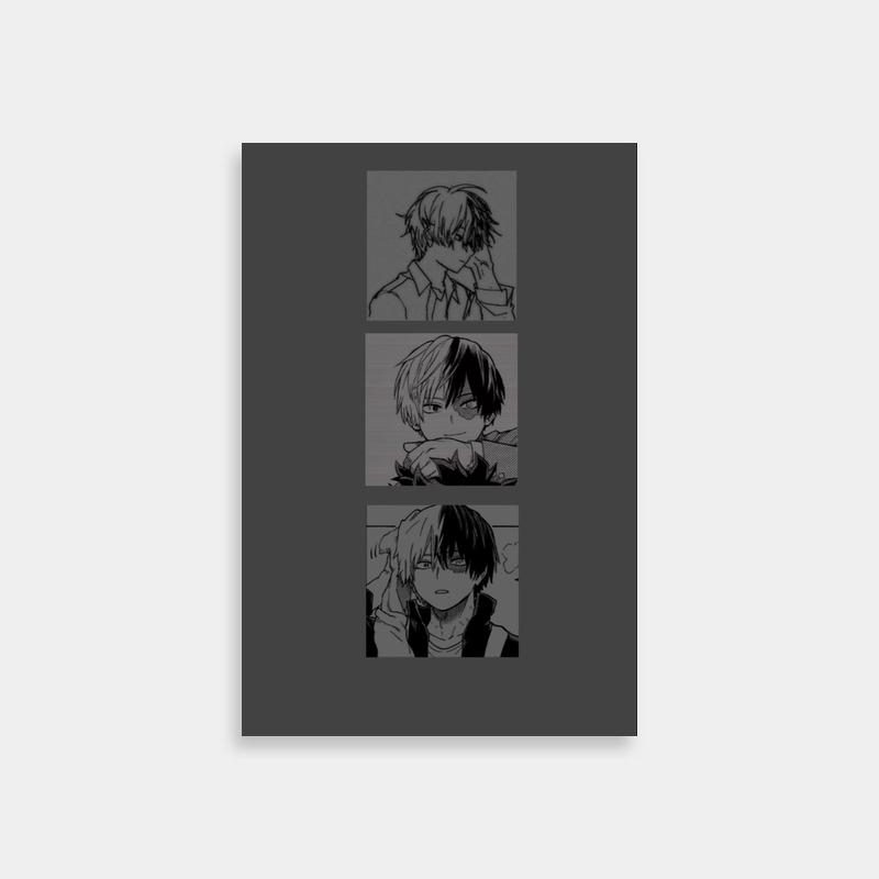 Shoto Todoroki Character Group Poster - My Hero Academia Art