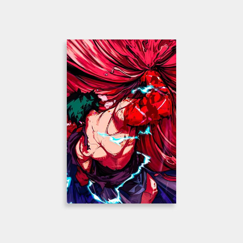 Midoriya Izuku Power Pose Poster - My Hero Academia Art