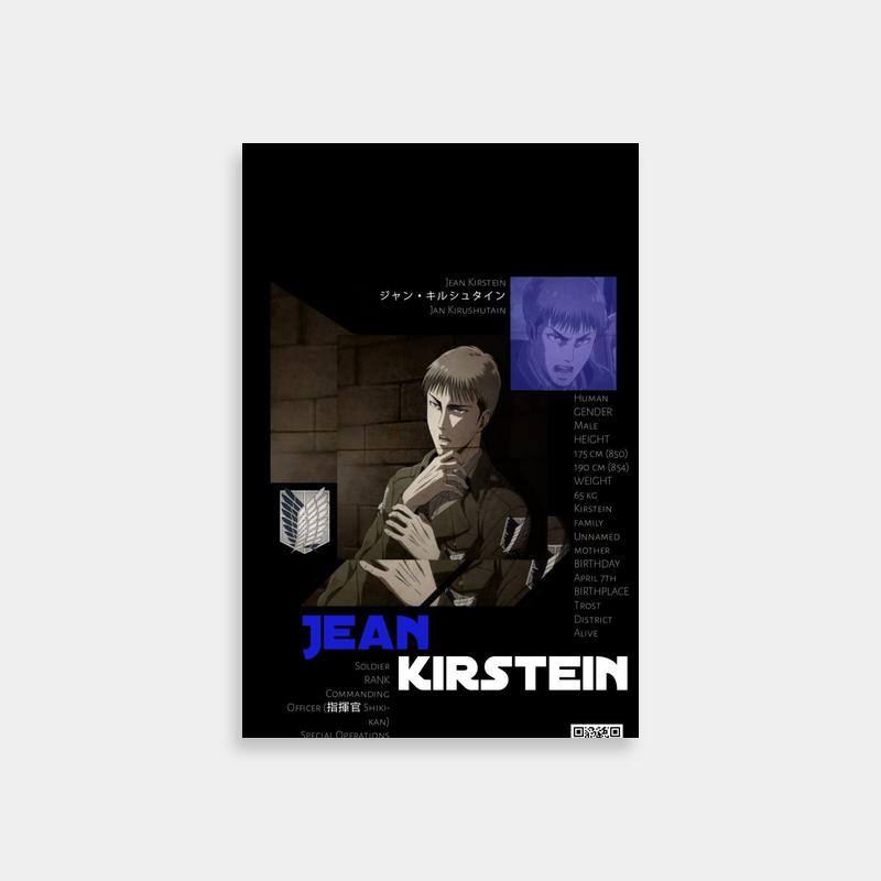 Jean Kirstein Novel Promo Poster - Striped Shirt Design
