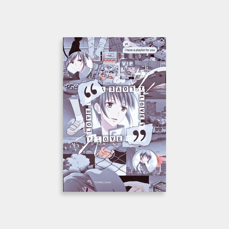 Yuki Sohma Fruits Basket Poster - 'I Have a Playlist for You' Anime Art