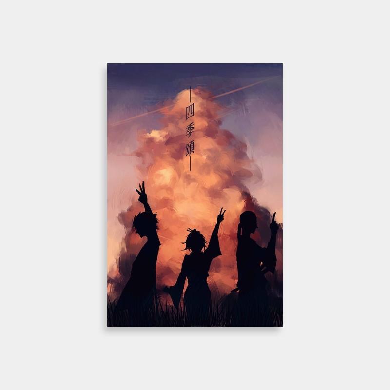 Mugen Poster - Samurai Champloo Silhouette Art
