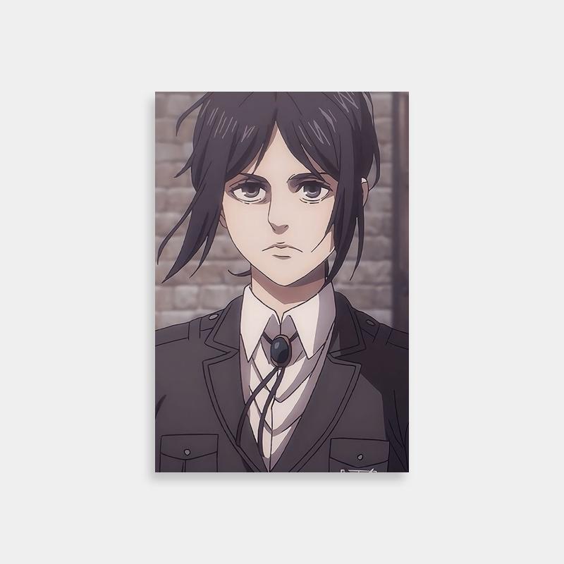 Pieck Finger Attack on Titan Uniform Poster - Iconic Anime Character