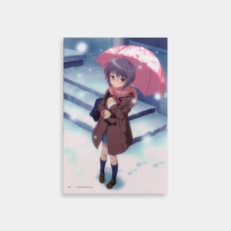 Yuki Nagato Haruhi Suzumiya Snow Umbrella Art