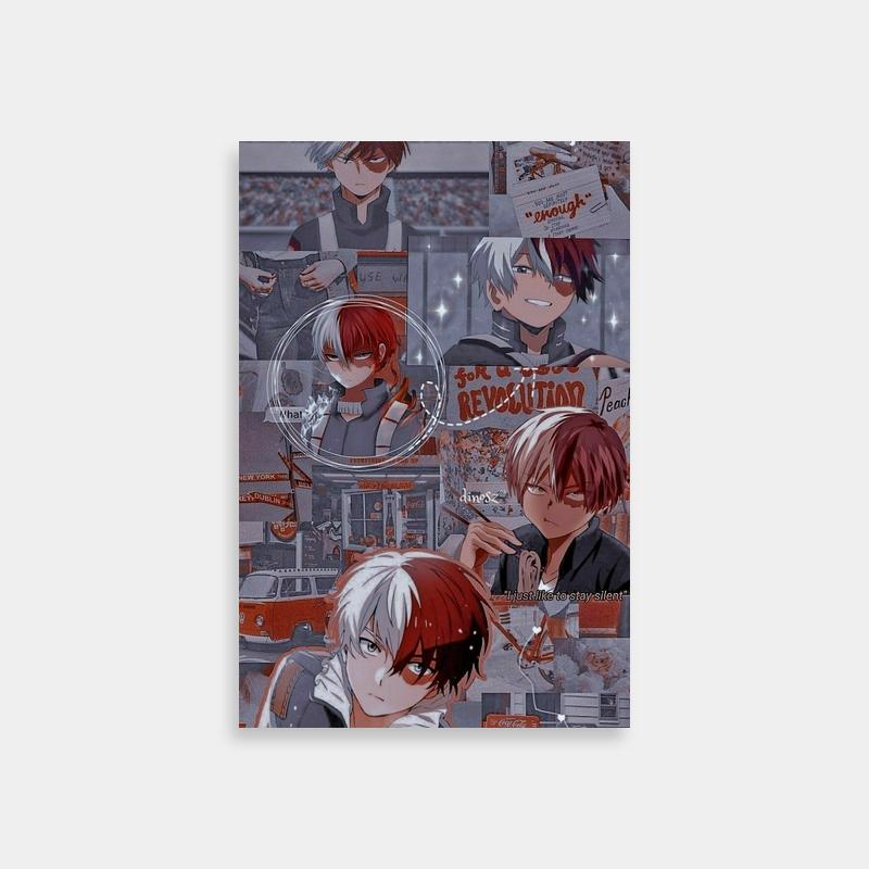 Shoto Todoroki Duo Character Poster - My Hero Academia