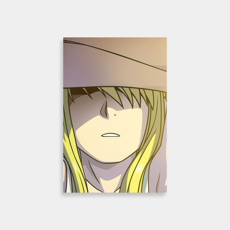 Winry Rockbell Fullmetal Alchemist Fedora Poster - Blonde Anime Art
