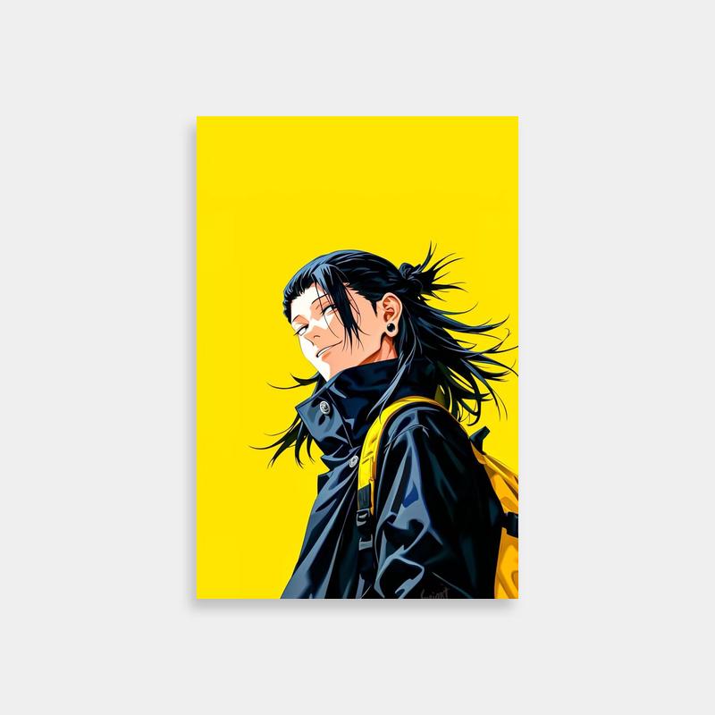 Kenjaku in Yellow Jacket - Jujutsu Kaisen Character Poster