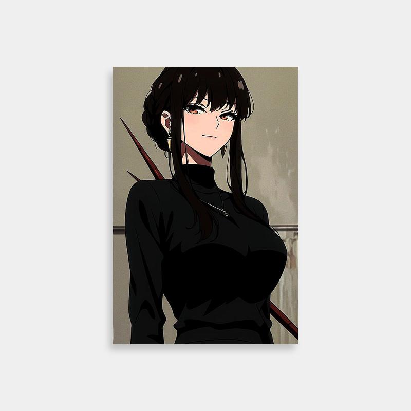 Yor Forger Spy x Family Wall Art - Dual Swords Action Pose