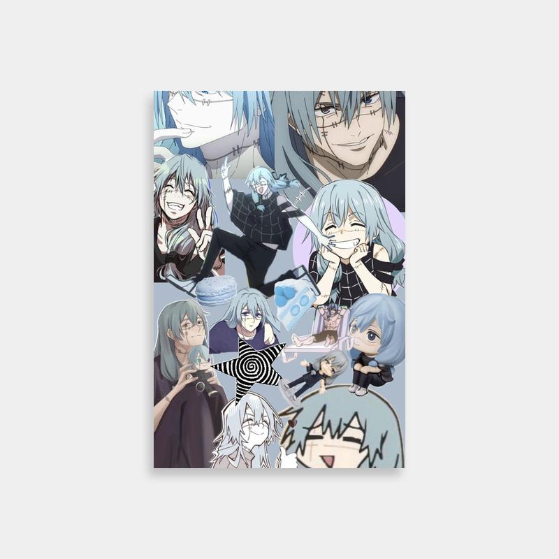 Mahito Jujutsu Kaisen Anime Poster - Diverse Character Styles