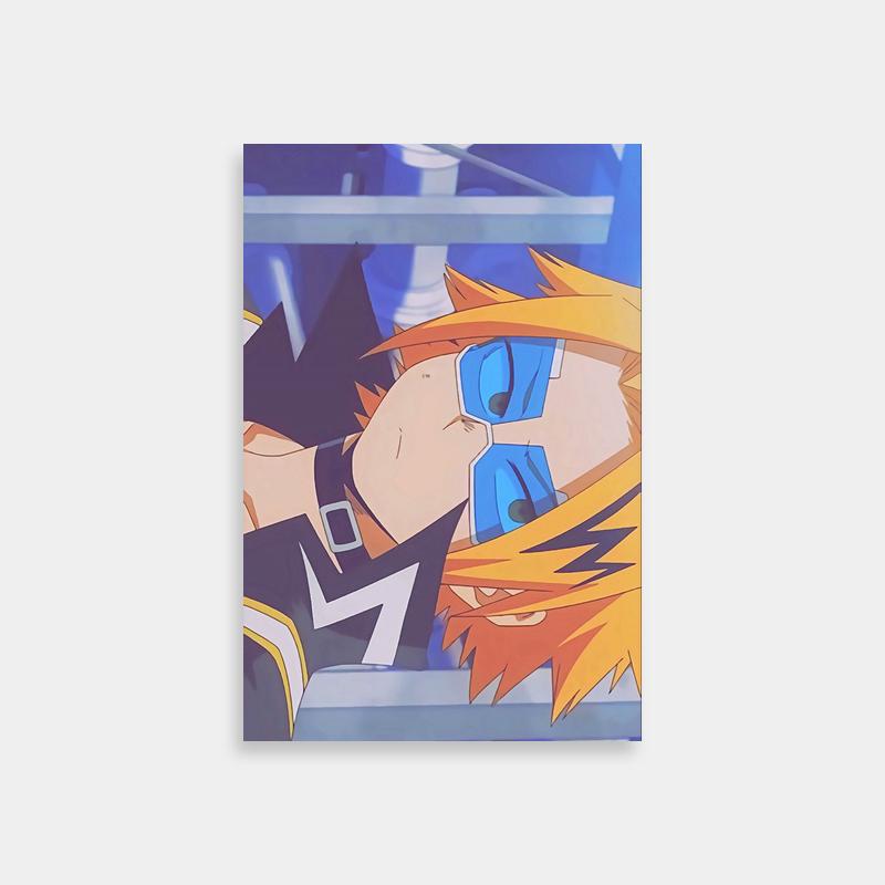 Denki Kaminari My Hero Academia Blonde Hair Poster