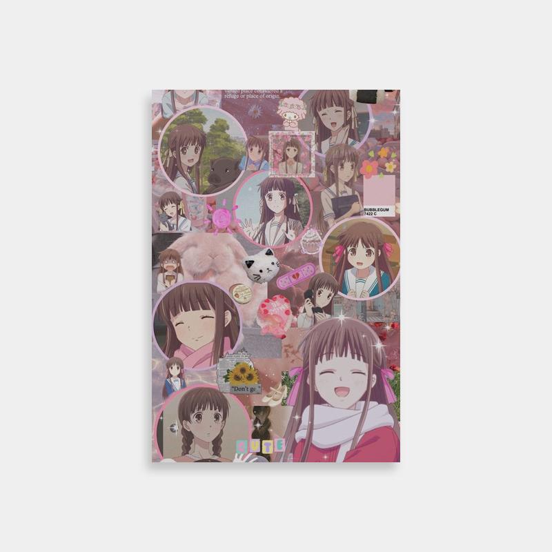 Tohru Honda Fruits Basket Collage Poster - Anime Art Collection