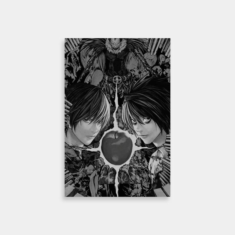 Ryuk Death Note Anime Poster - Characters with Apple