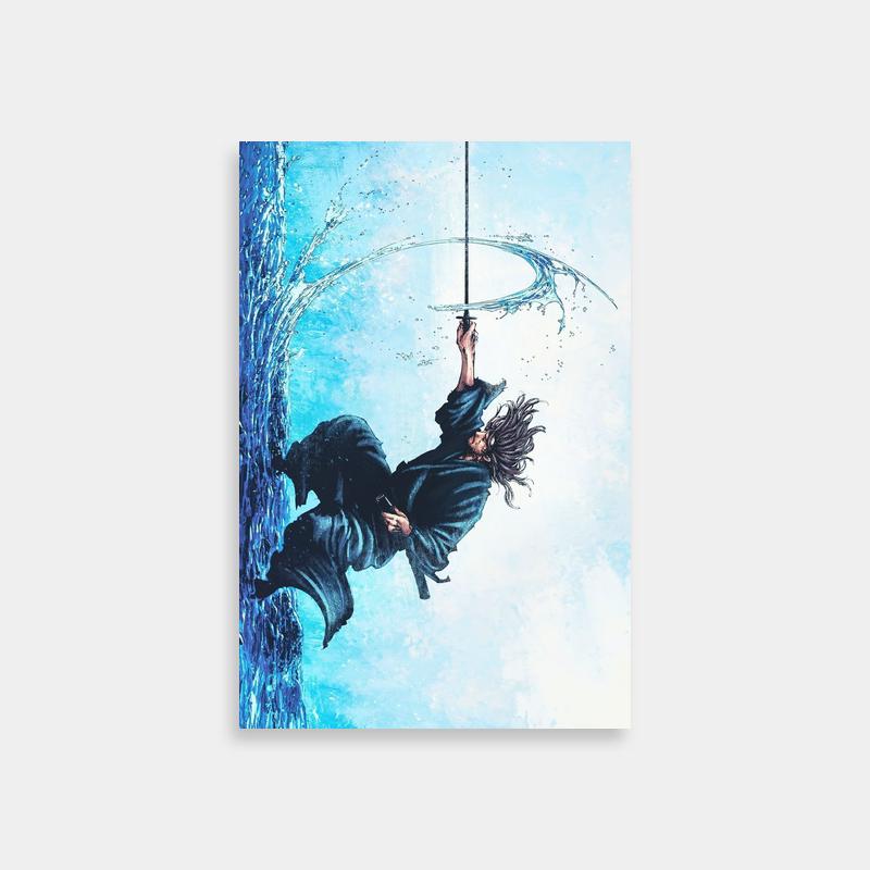 Miyamoto Musashi Vagabond Poster - Dynamic Samurai Art