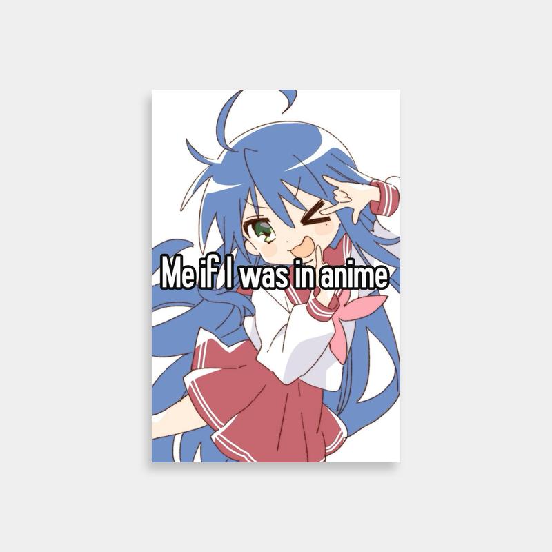 Konata Izumi Lucky Star Anime Poster - Whisper Art Print