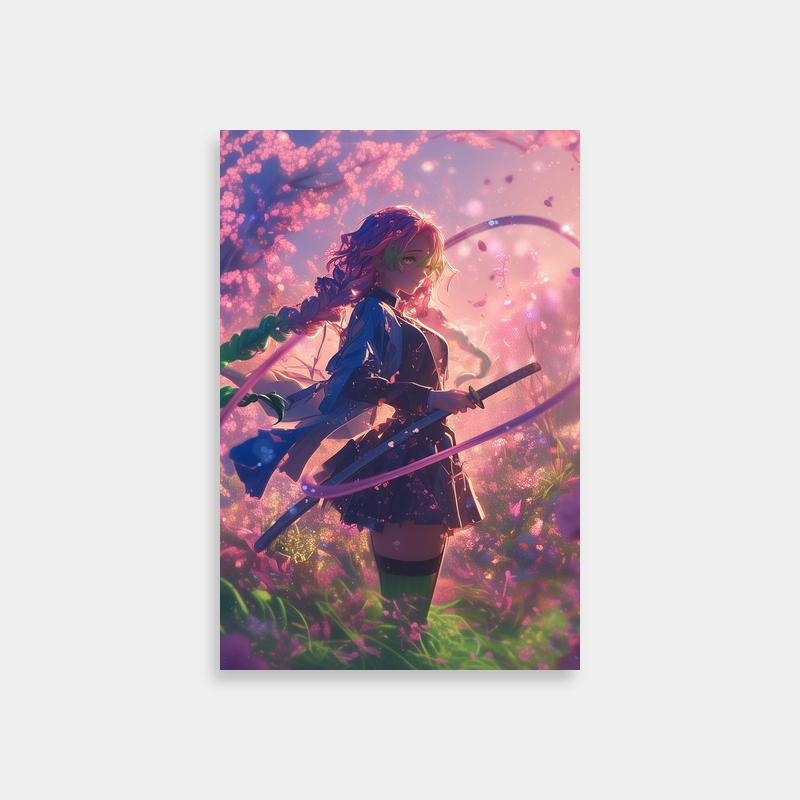 Mitsuri Kanroji Demon Slayer Fan Art - Anime Poster