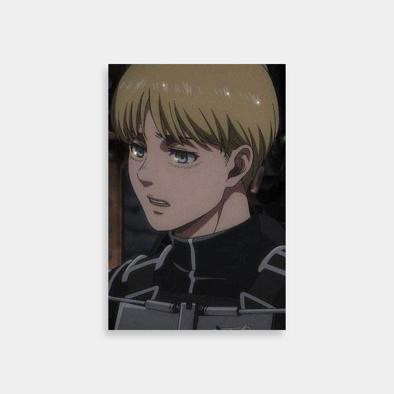 Armin Arlert Attack on Titan Poster - Blonde Anime Character Wall Art