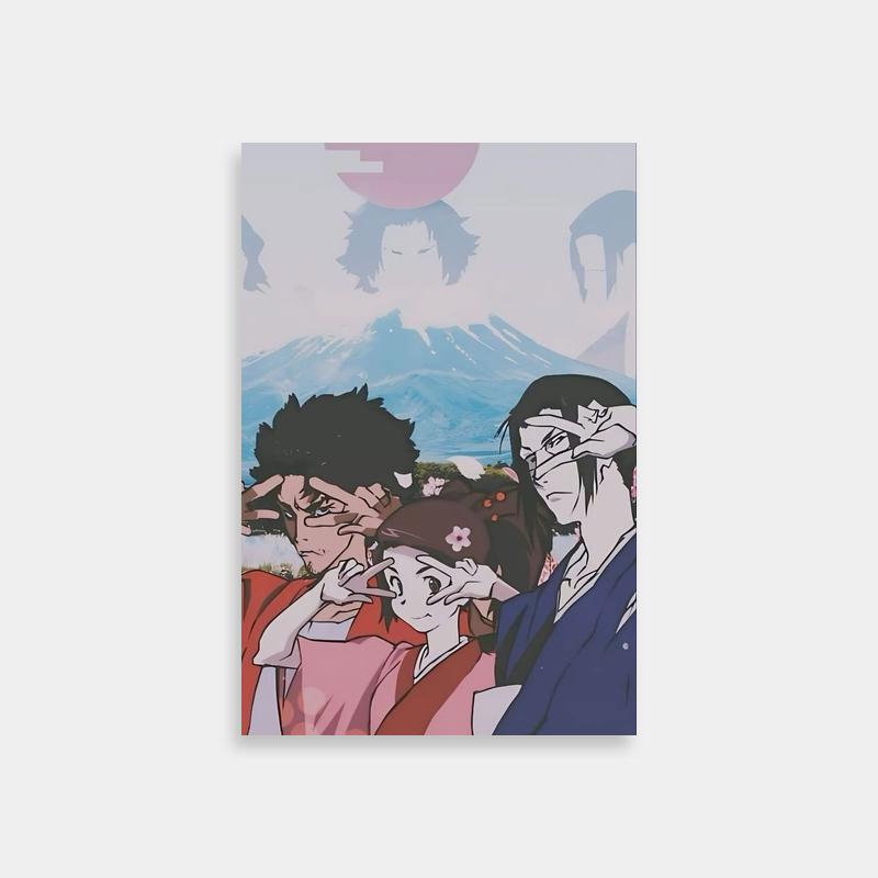 Samurai Champloo Mountain Scene Poster - Group Art