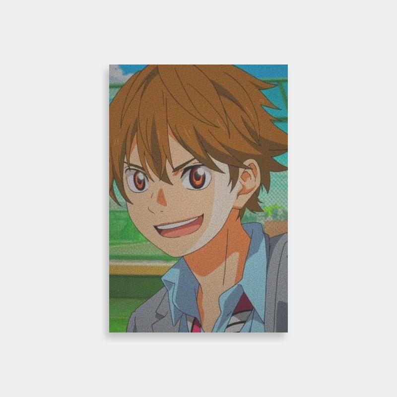 Ryota Watari Your Lie in April Poster - Young Man in Suit & Tie