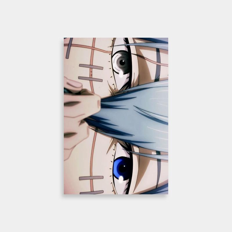 Mahito Jujutsu Kaisen Poster - Blue-Eyed Characters Art