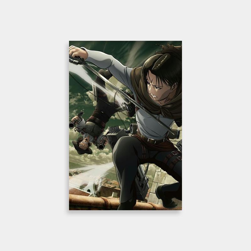 Kenny Ackerman Attack on Titan Dual Swords Art Print