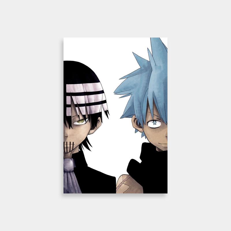 Soul Eater Anime Duo Poster - Death The Kid & Partner