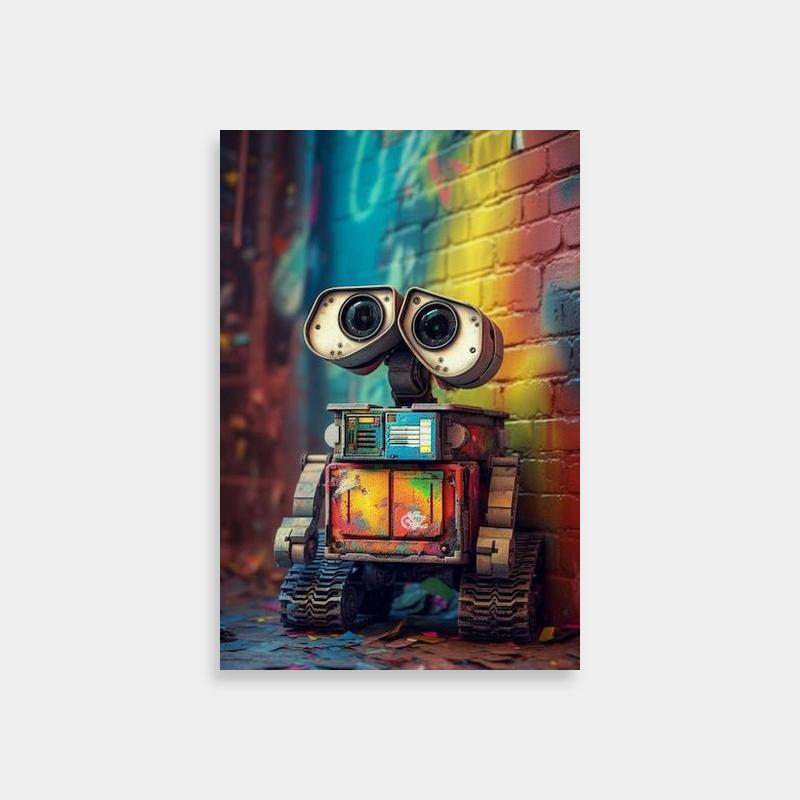 Samurai Champloo Fuu Poster - Retro Robot Speaker Art